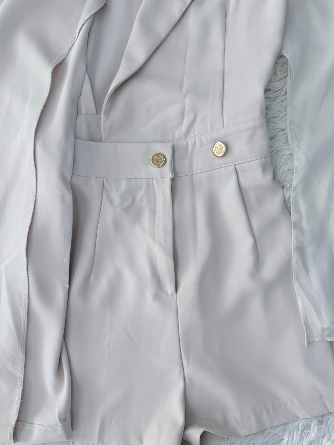 화이트 점프수트 상품이미지5