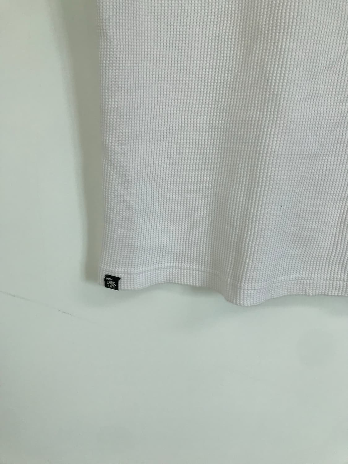 빈티지 자수 레터링 와플 티셔츠 상품이미지8