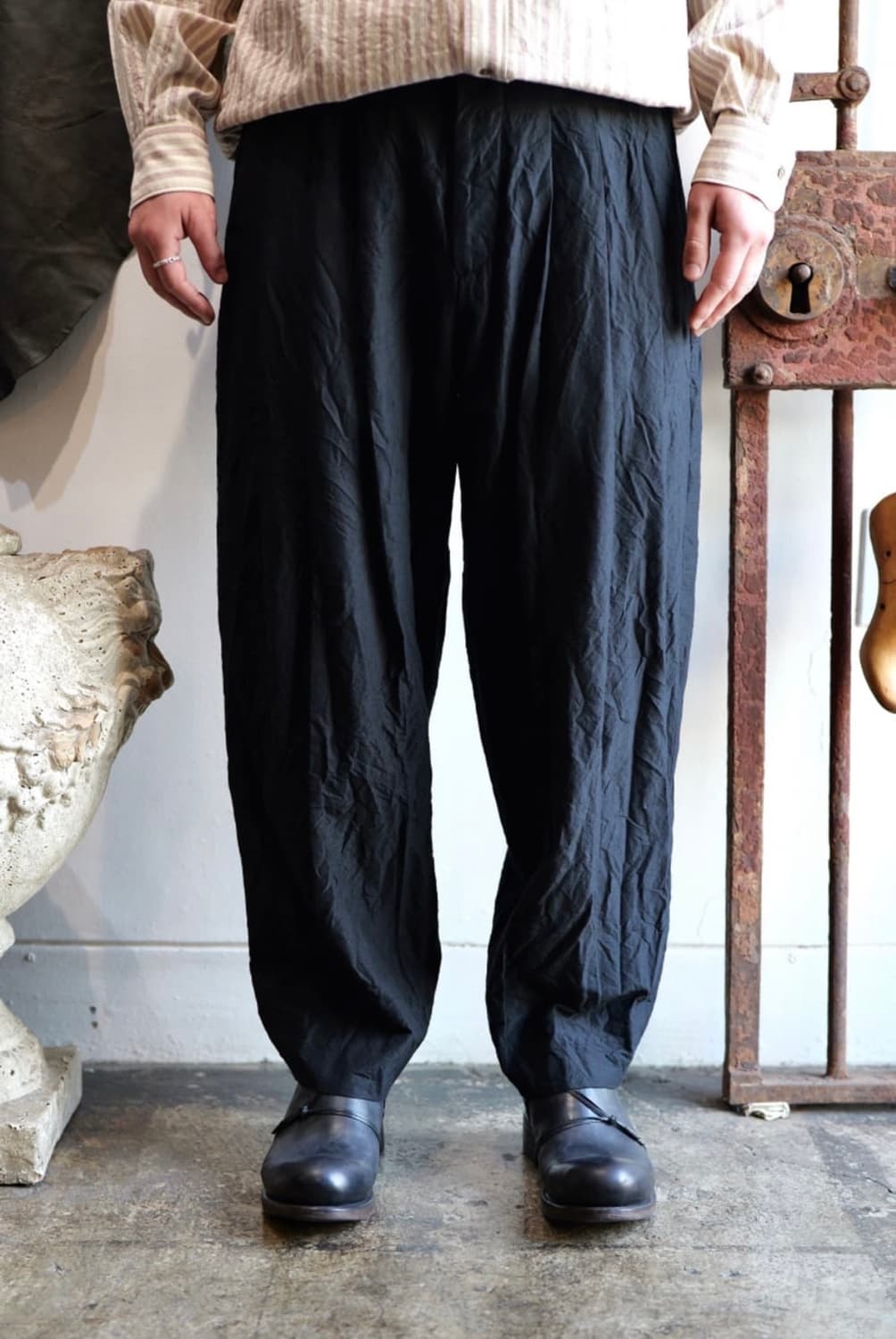 Calmlence triple pleats wide tapered 3 상품이미지4