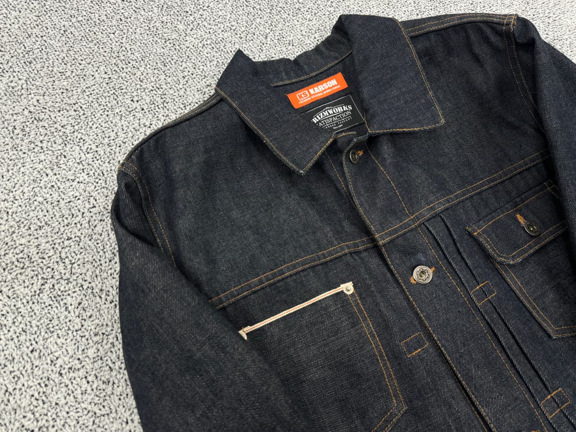 프리즘웍스 x KALSON 셀비지 데님자켓 상품이미지4