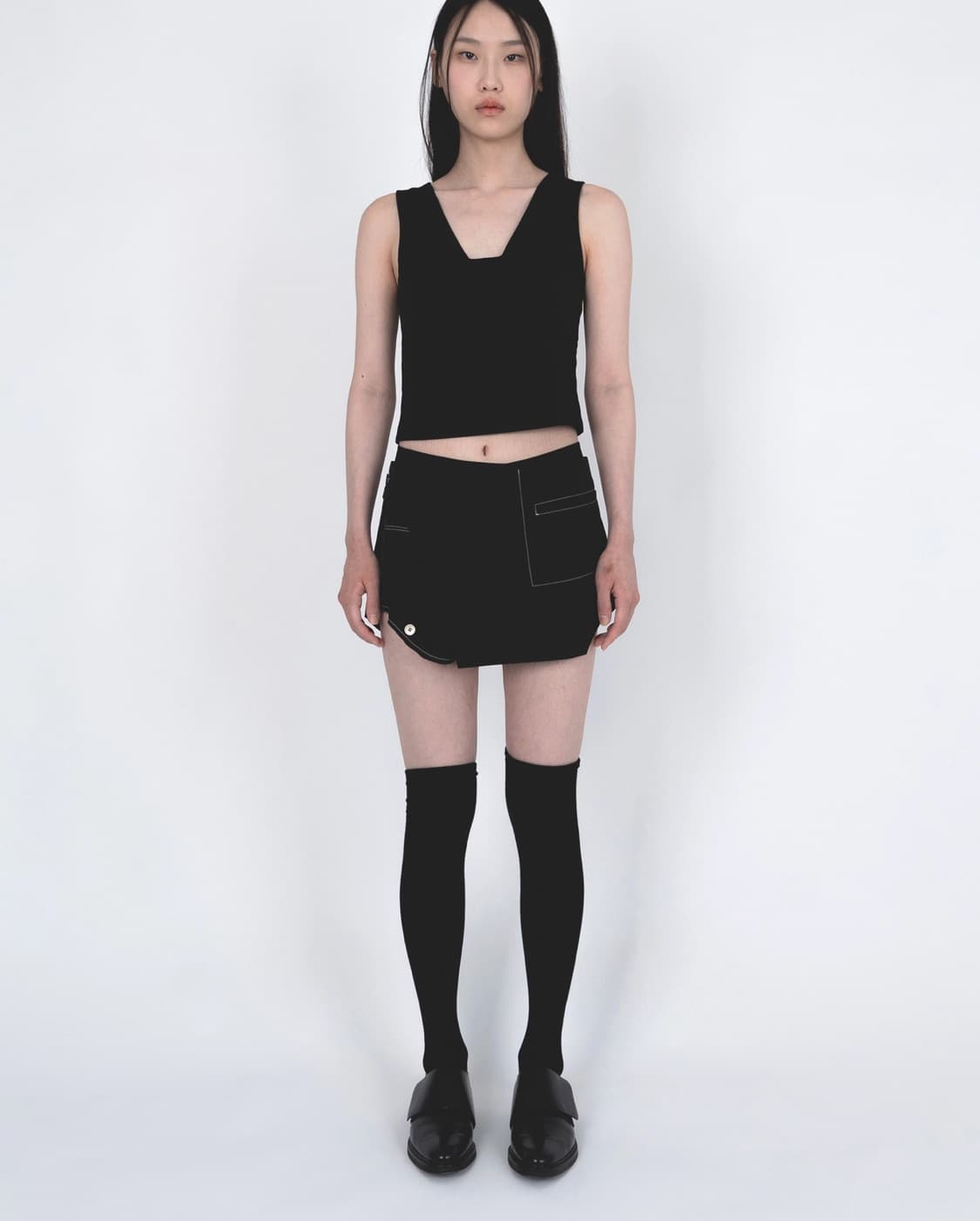 shirt detail skirt 상품이미지3