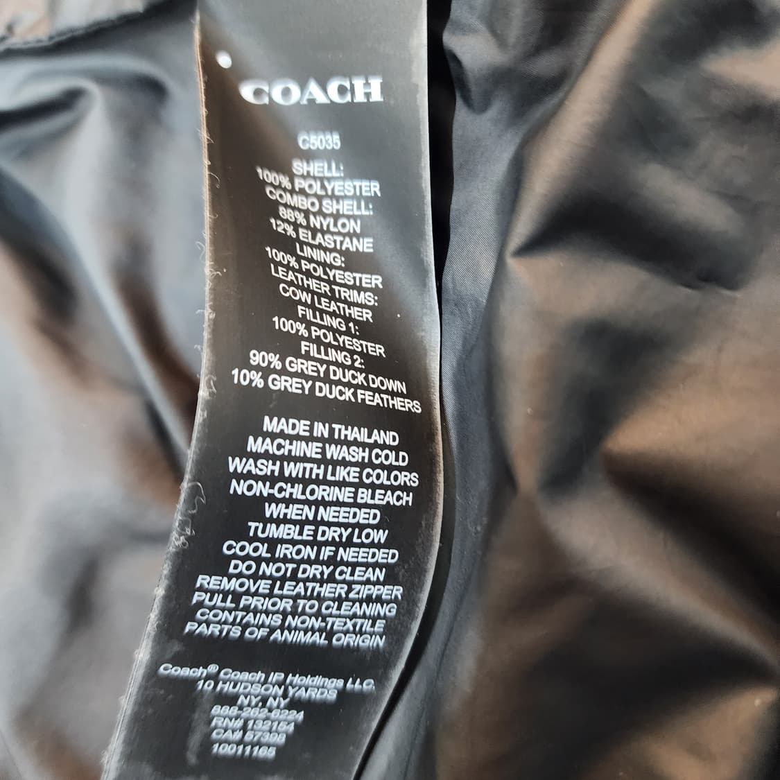 코치 시그니처 남성 패딩 조끼 라지 상품이미지8