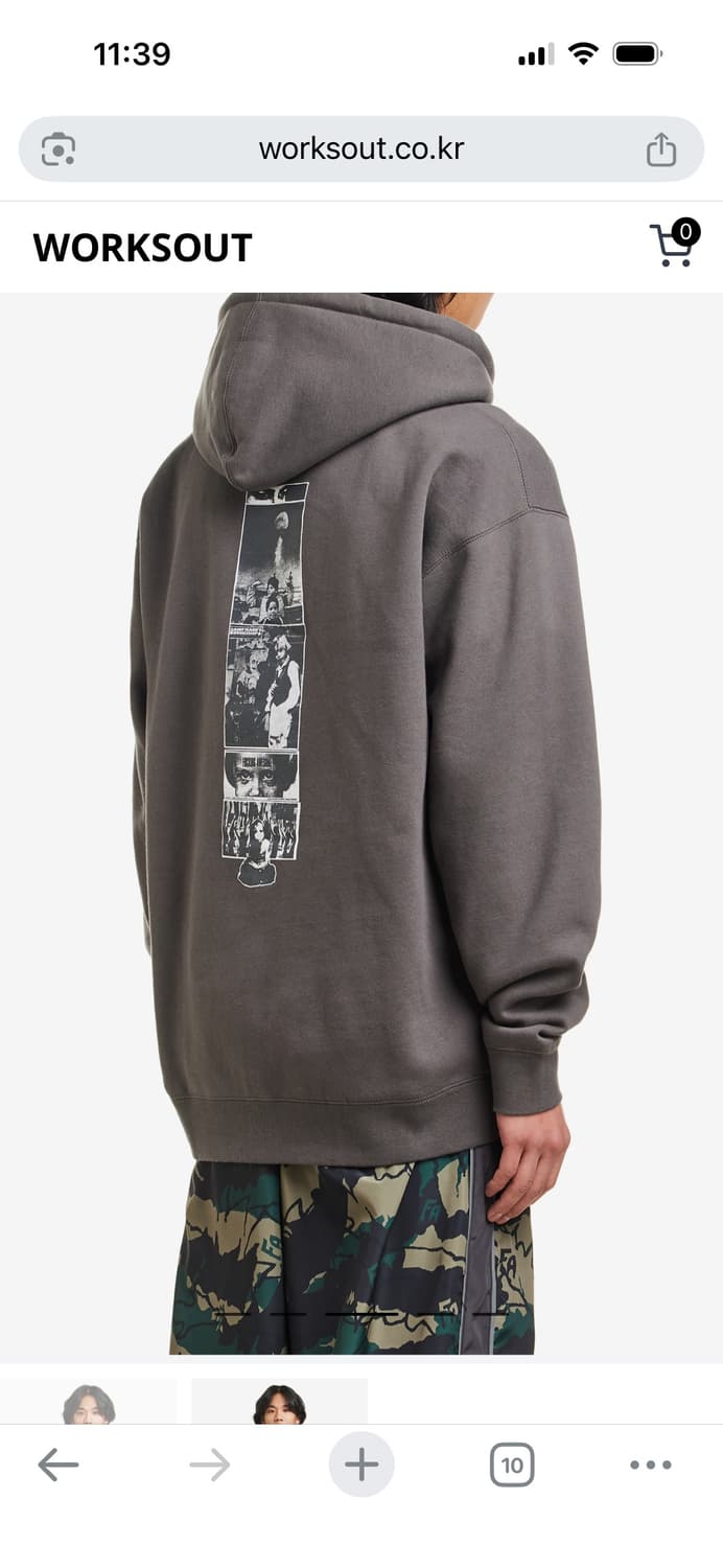 퍼킹어썸 후디 차콜 상품이미지3