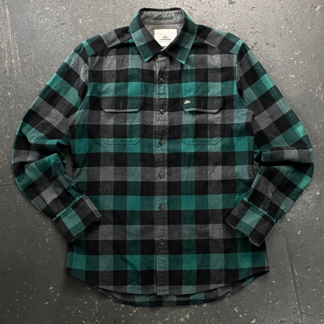 100 라코스테 울 체크 셔츠  상품이미지1