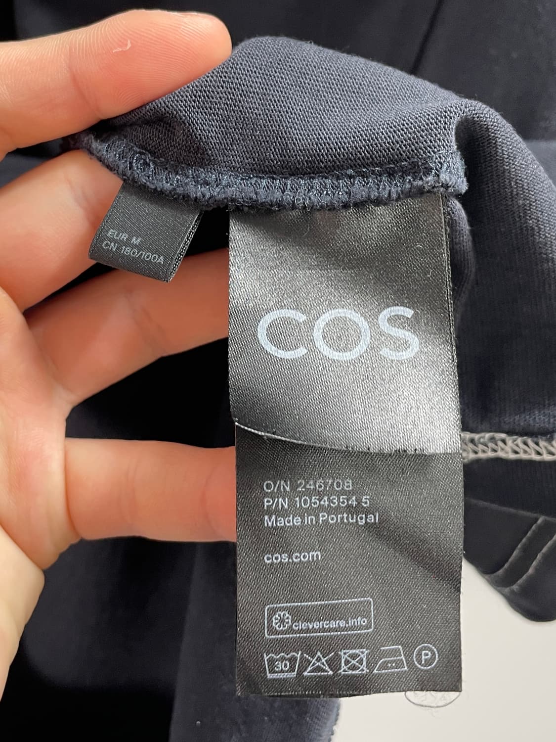 COS 코스 포켓 라운드 반팔티 (on.1083) 상품이미지5