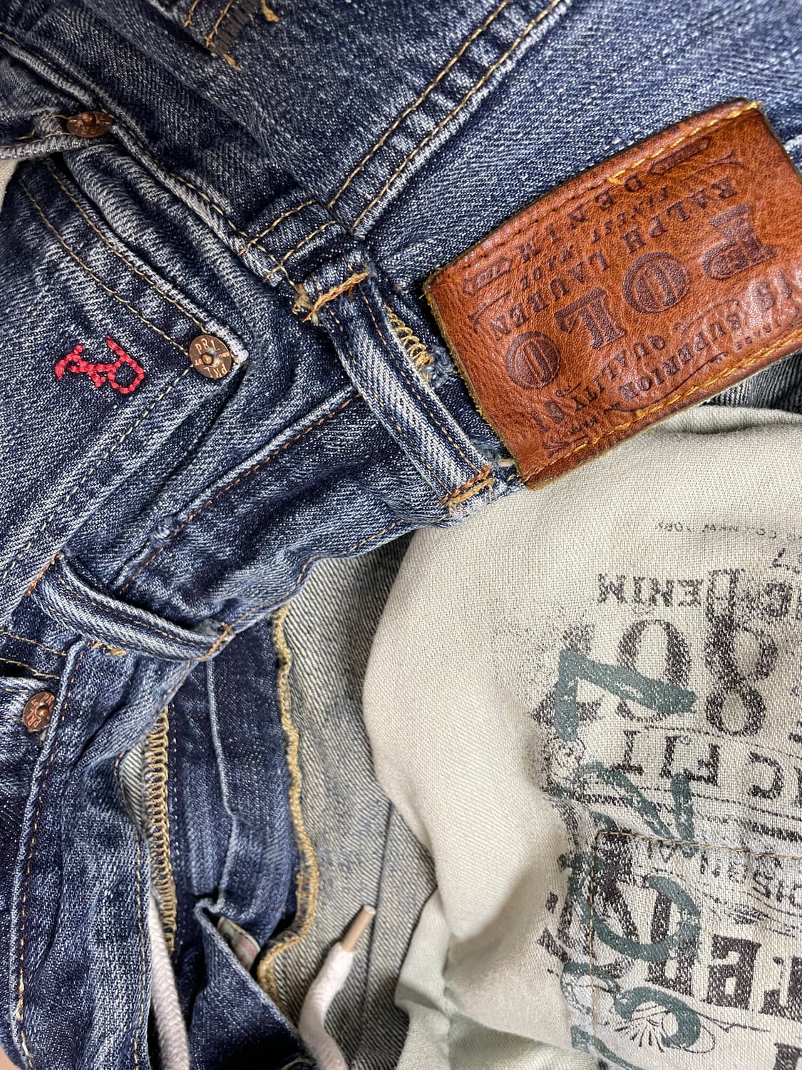 (38) 폴로 랄프로렌 올드스쿨 중청 데님팬츠 상품이미지7