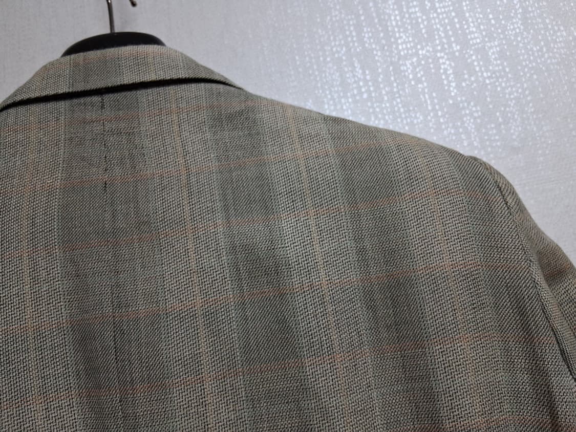 버버리 녹색베이지  레트로체크 쟈켓  춘추 남 작은신장 95신장 대 상품이미지7