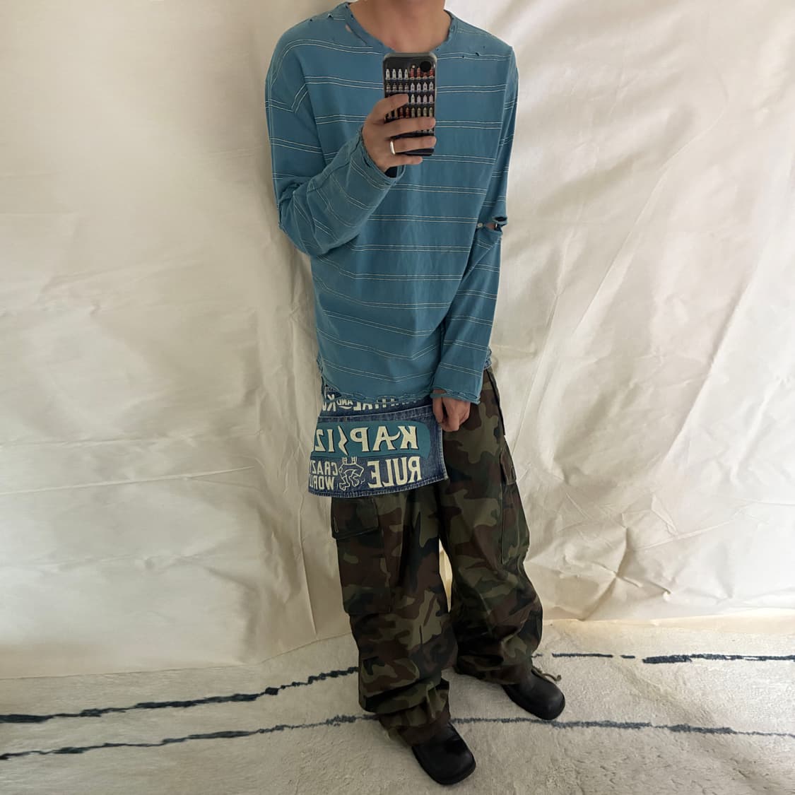 FACCIES Border Detachable Long Sleeve 상품이미지2
