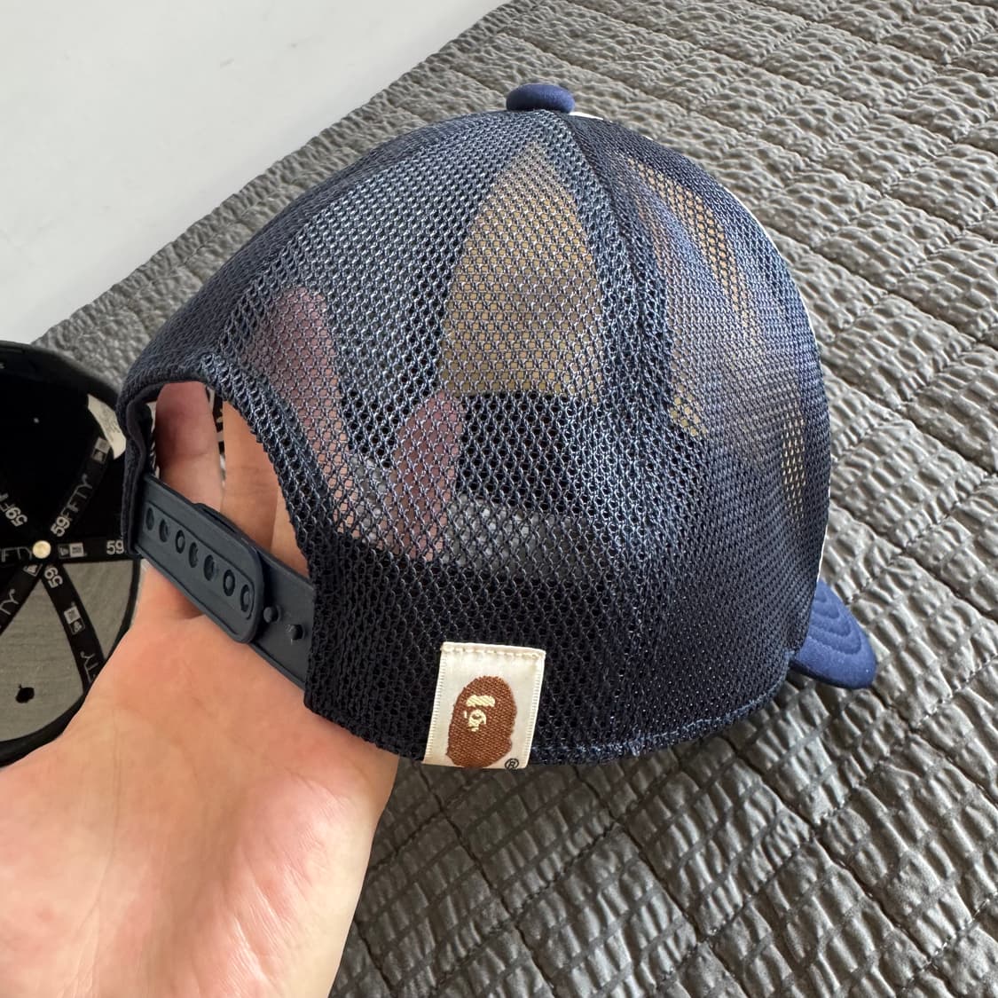 베이프 스타 메쉬캡 블루 상품이미지4