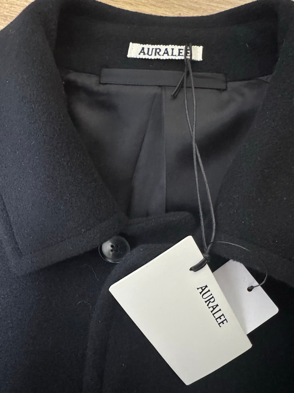 25aw 오라리 슈퍼파인 울 모저코트 상품이미지2