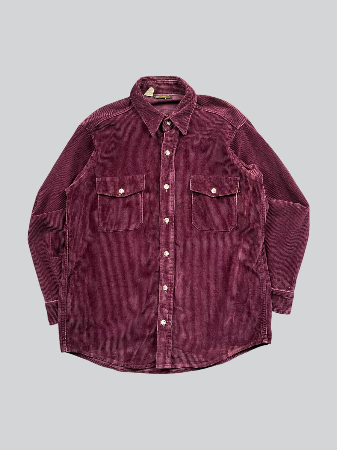 Usa made Deerskin 와인컬러 코듀로이 셔츠 상품이미지1