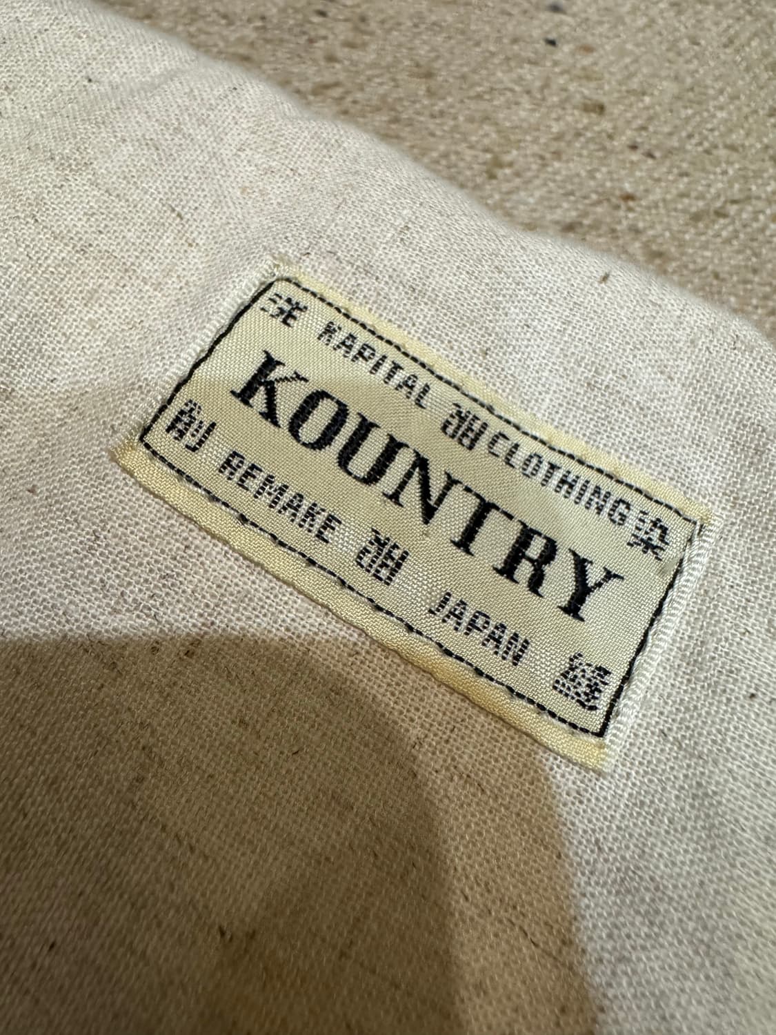 [OS] 캐피탈 KESA 스카프 히노마루 골드 린넨 상품이미지6