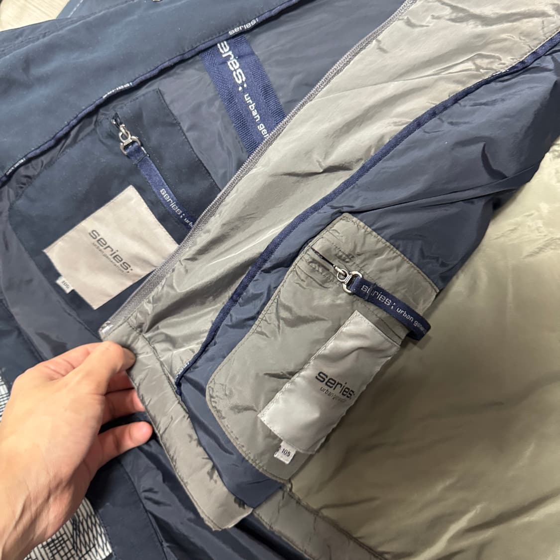 시리즈옴므 패딩 외피내피 105사이즈 상품이미지3