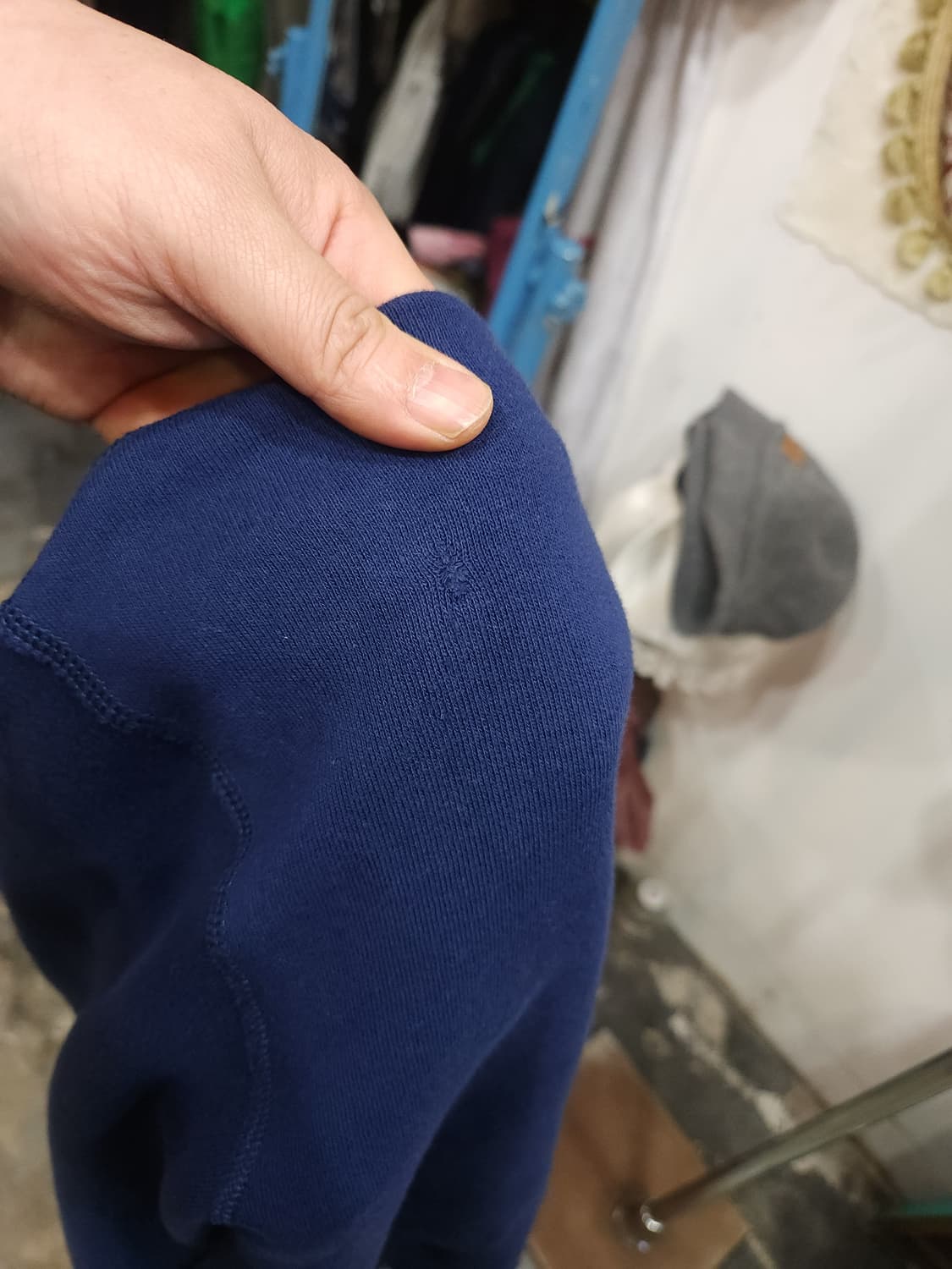 폴로 랄프로렌 네이비 기모 후드 집업 자켓 후드체크안감

 상품이미지8