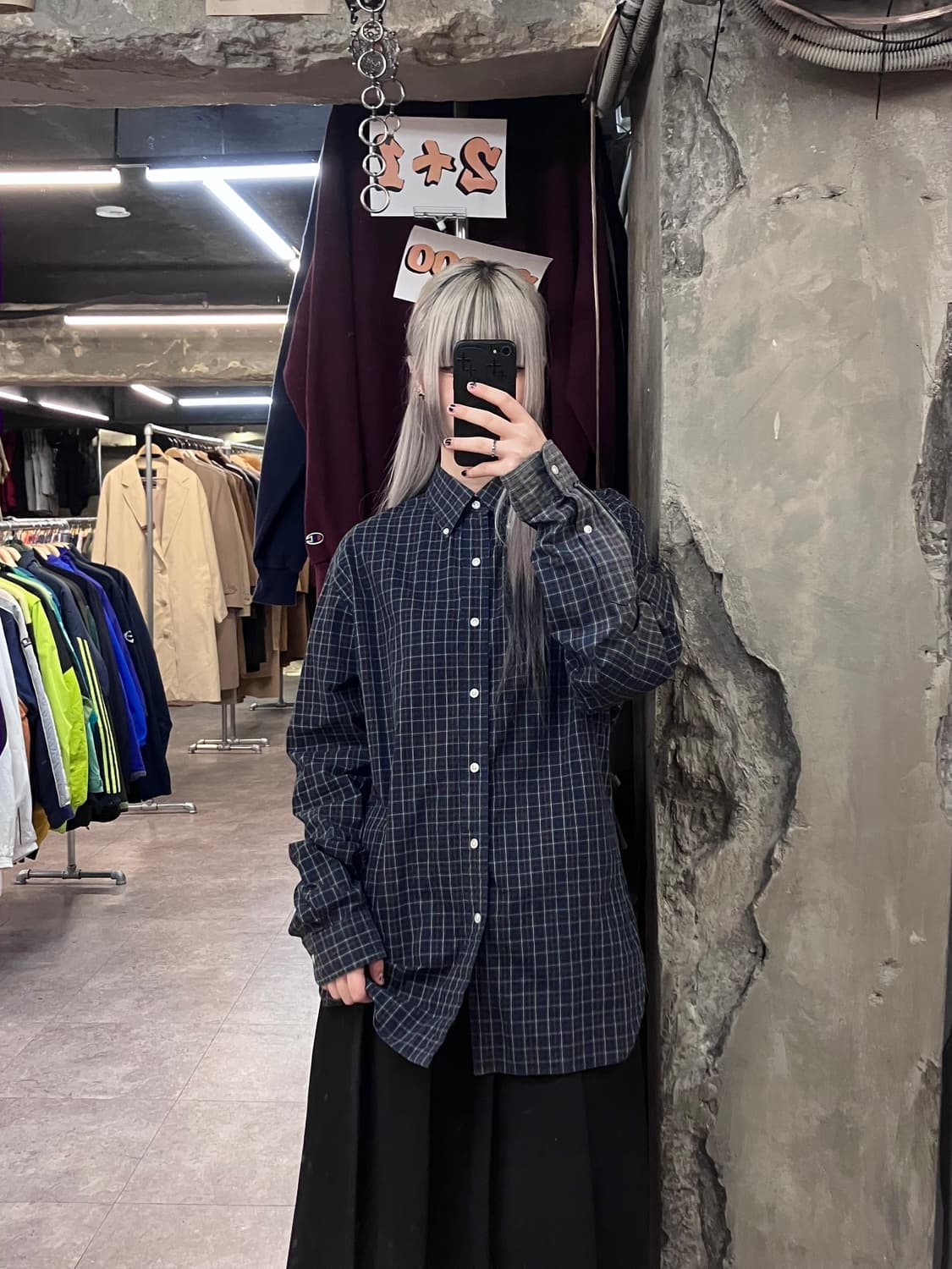 폴로 랄프로렌 체크 셔츠 딥그린  #csz3542 상품이미지2