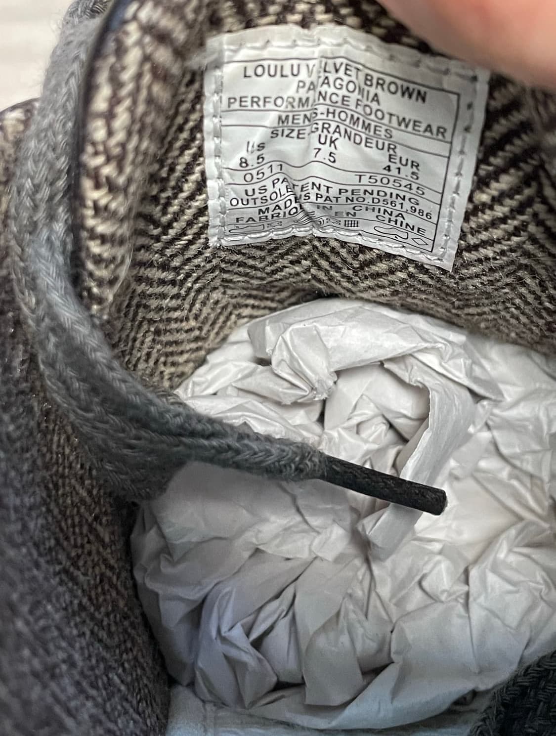 파타고니아 loulu 룰루 레더 슈즈 벨벳 브라운 265-270 상품이미지6