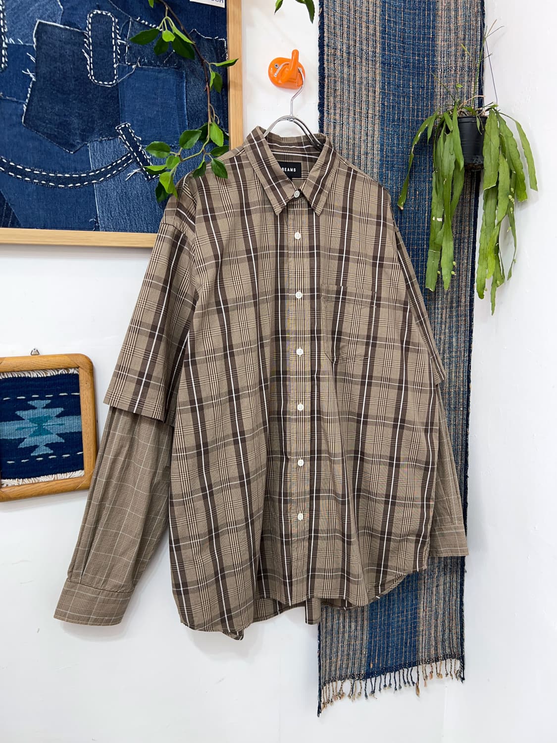 BEAMS  Fake Layered Shirt  상품이미지3