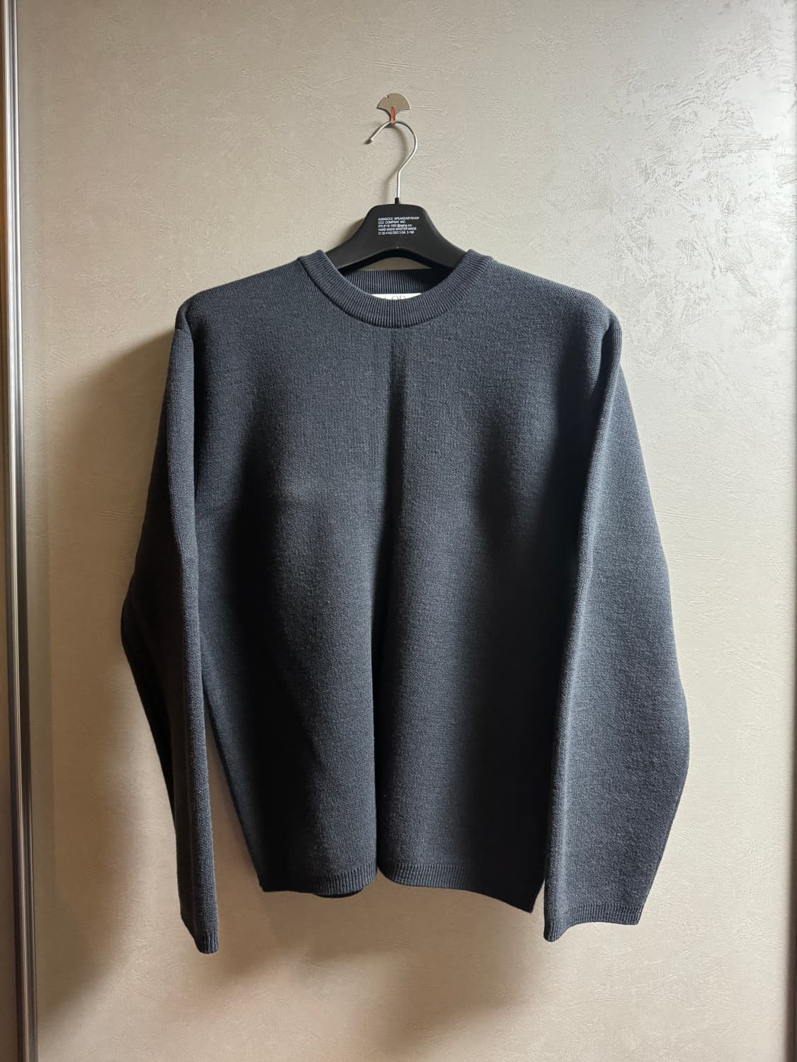 엘무드 화란 세미오버 니트 마티니 블루 46 상품이미지1