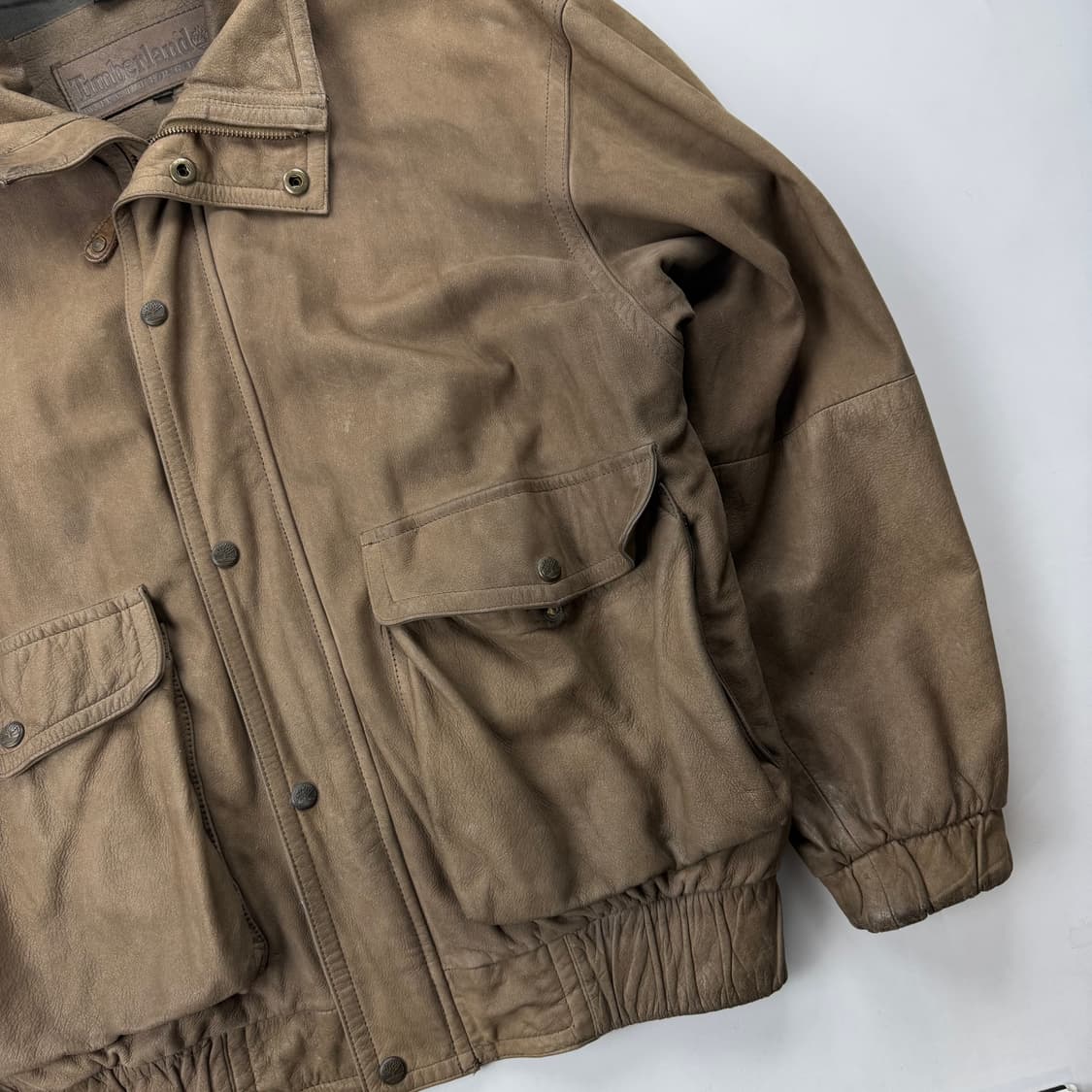 팀버랜드 waterproof leather 봄버 자켓 상품이미지4