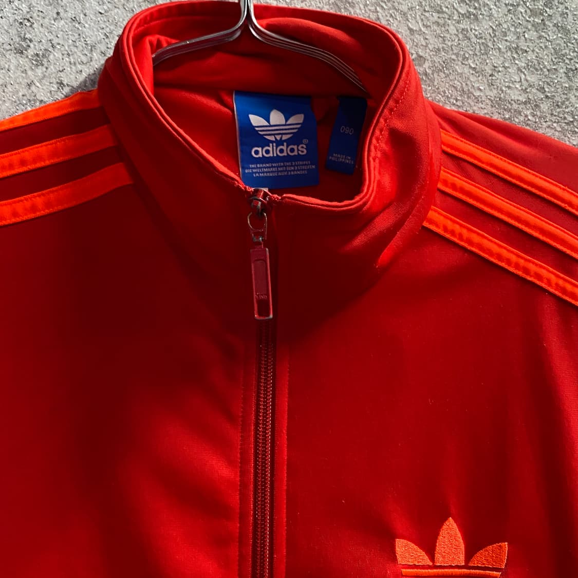 아디다스 파이어버드 네온 트랙탑 레드 져지 B4605 상품이미지3
