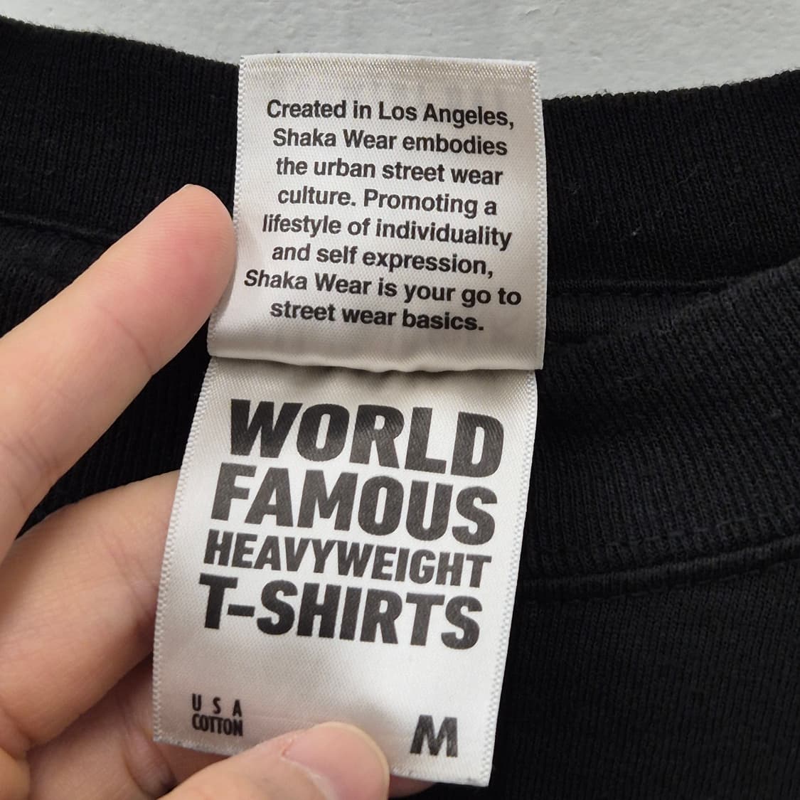 샤카웨어 가먼트 다이 슈퍼맥스 헤비 반팔티 M 상품이미지5