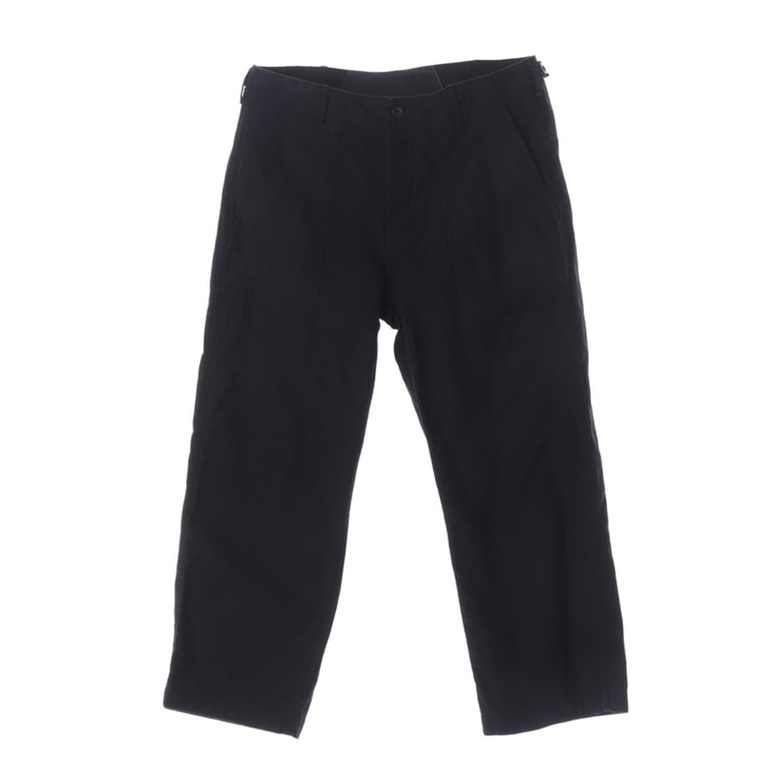 무신사 스탠다드 사이드 비죠 블랙 코튼 팬츠 33 상품이미지1