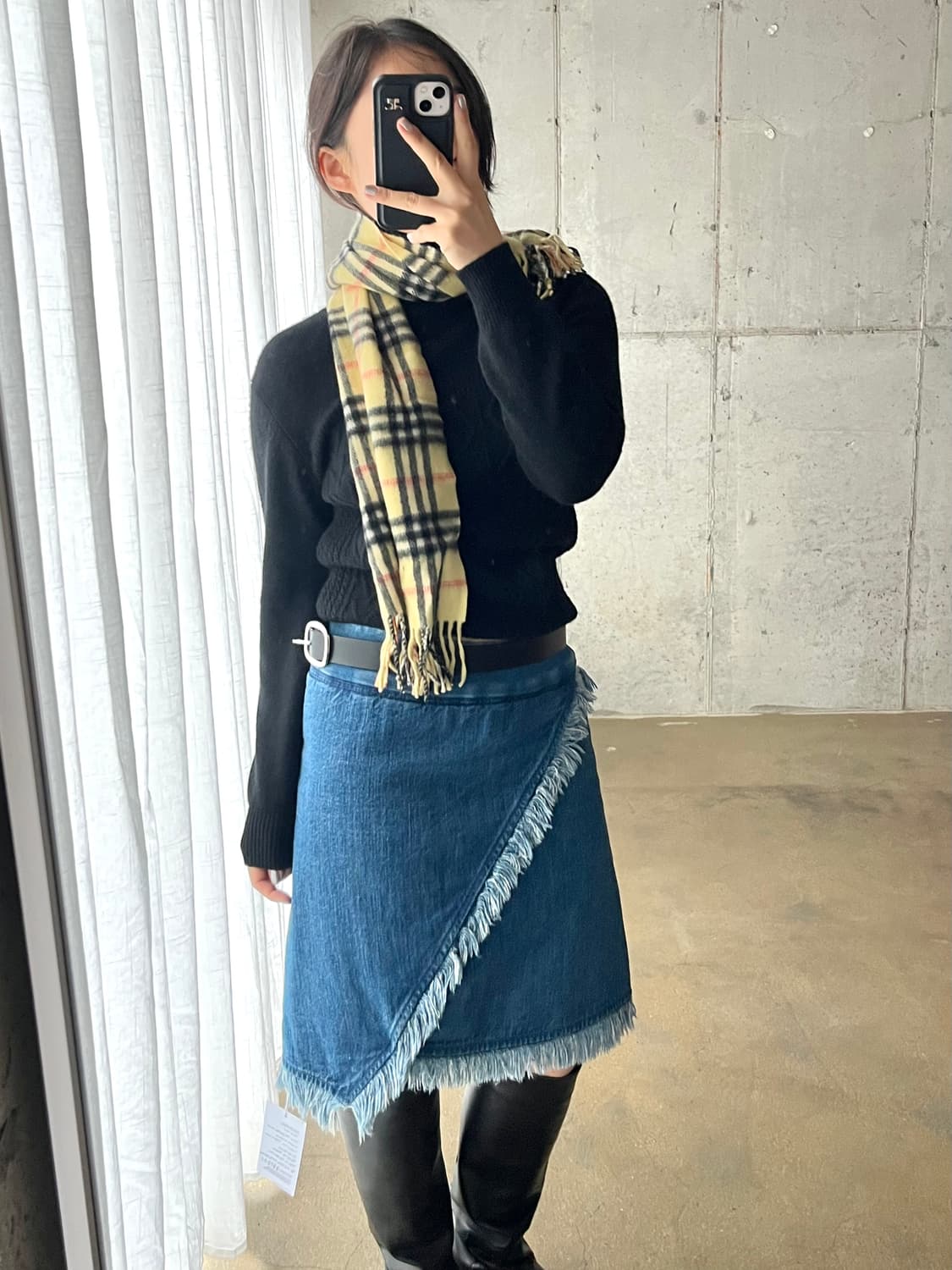 cashmere 캐시미어 100 % 머플러 상품이미지7