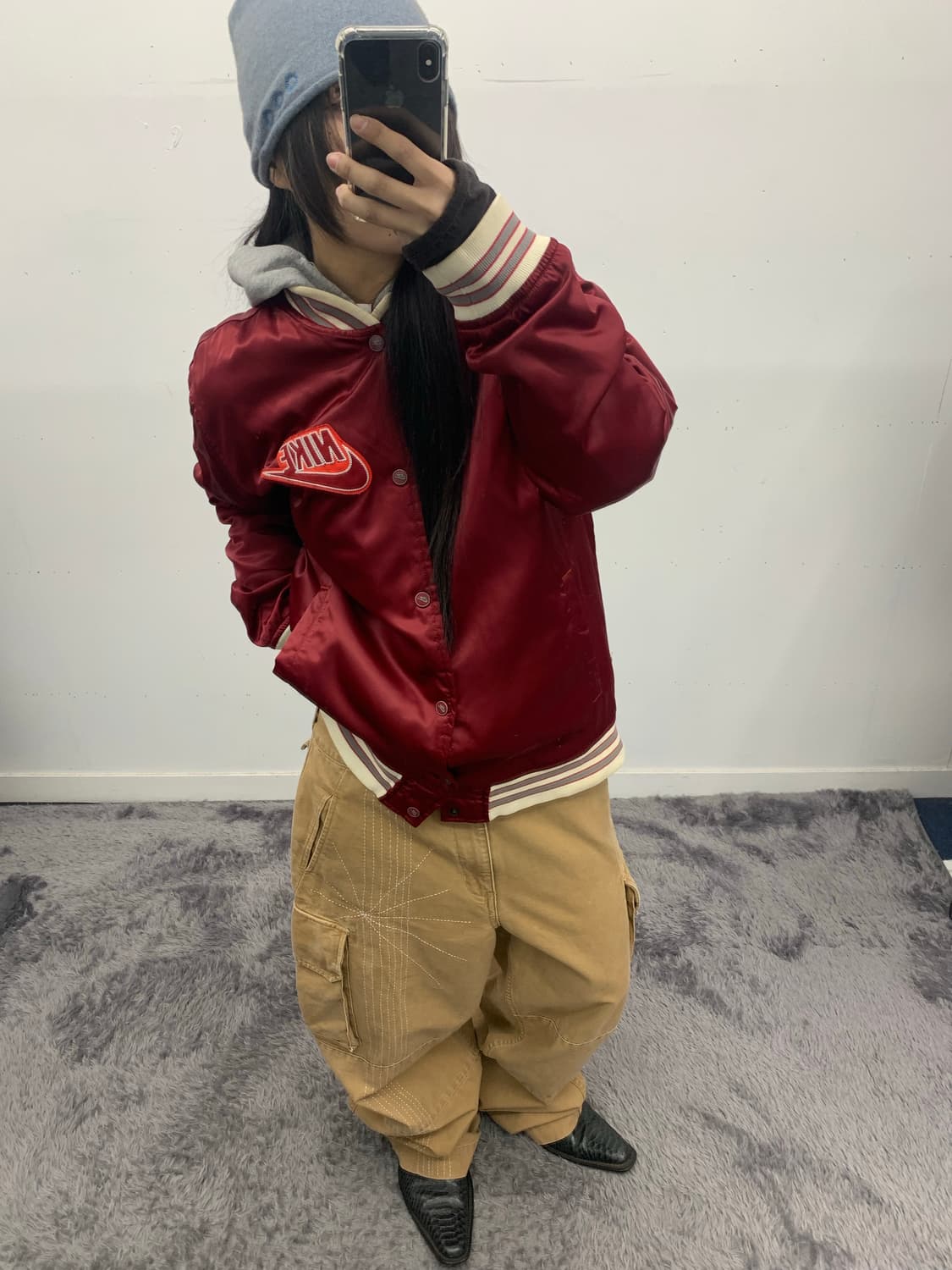 나이키 실버탭 00년대 스타디움 자켓 상품이미지1