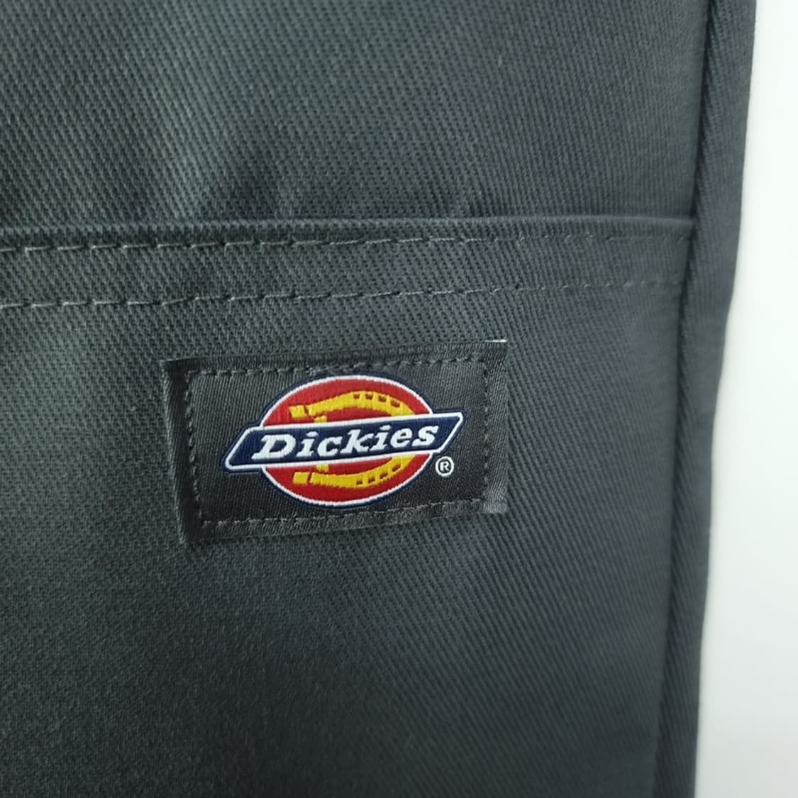 [디키즈] 로고 패치 더블니 와이드 워크 팬츠 그레이 M19457 상품이미지7