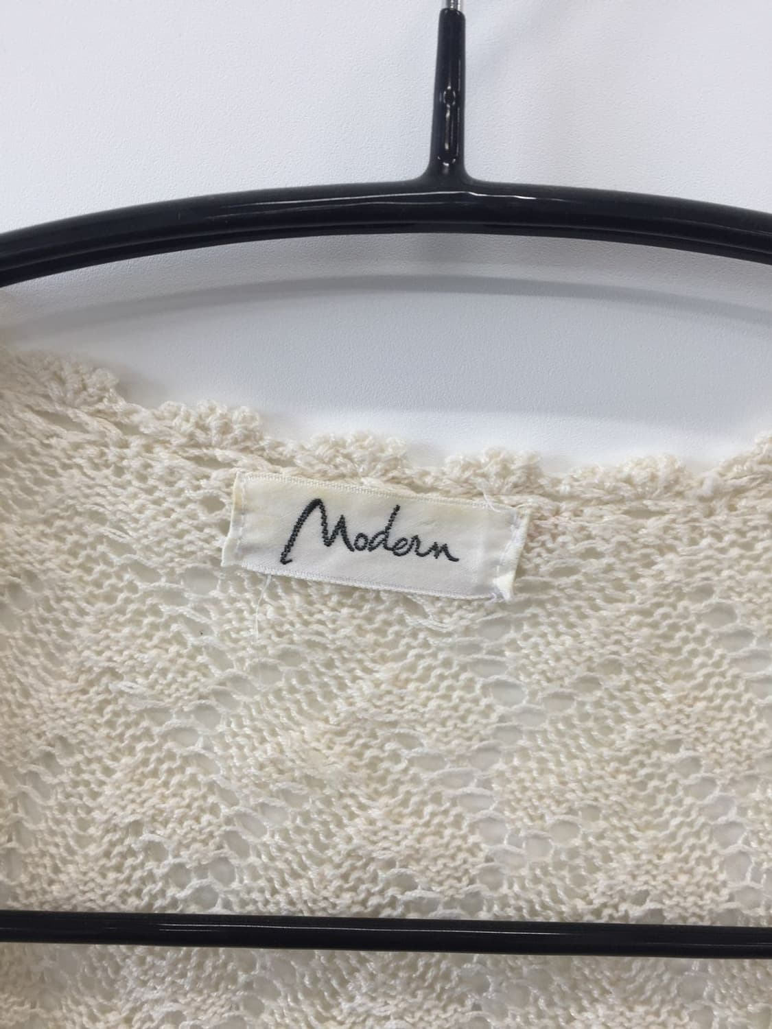 Jpn Modern Ivory Crochet Knit Bolero 상품이미지5