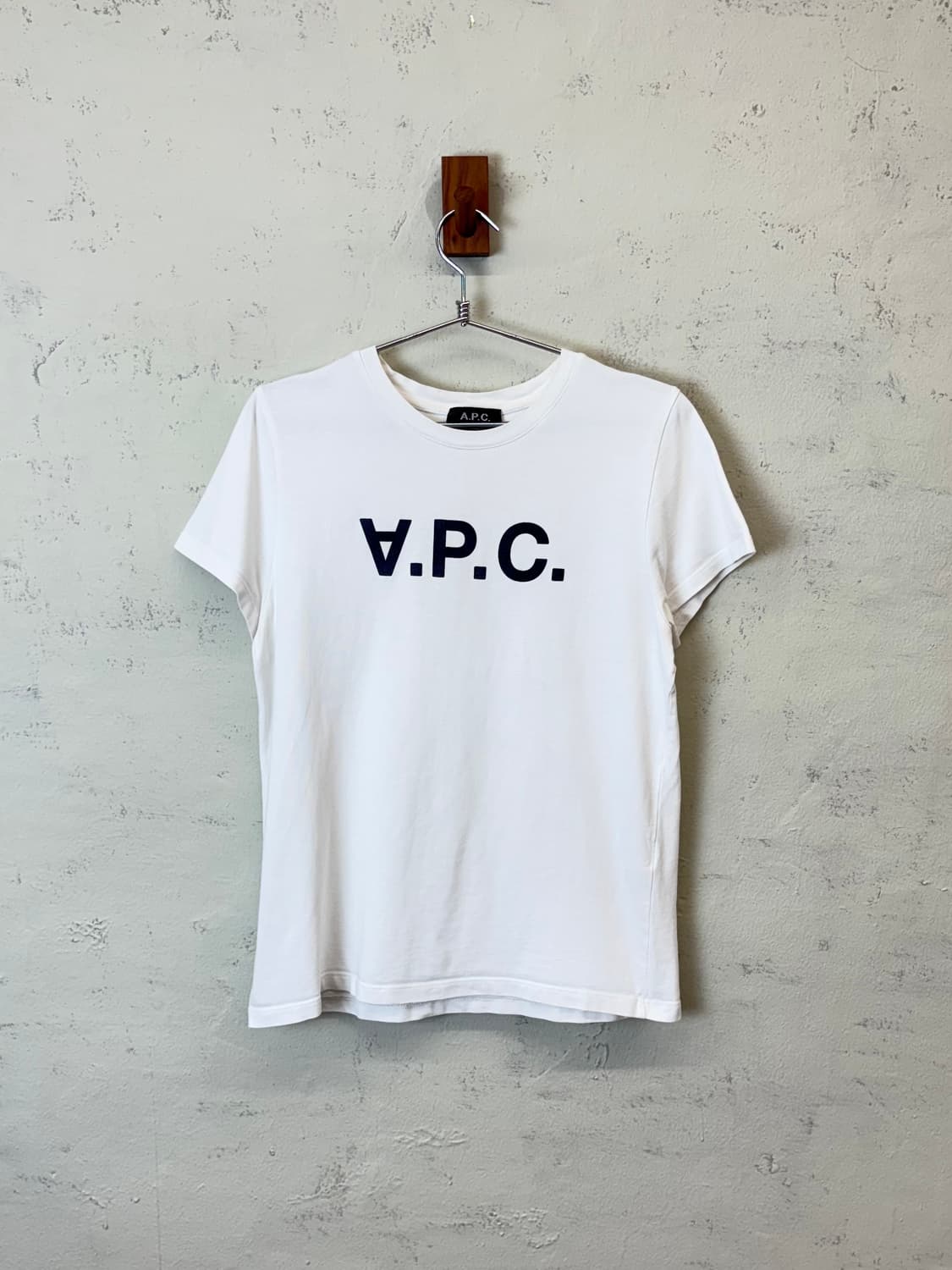 A.P.C. 아페쎄 로고 반팔 티셔츠 화이트 상품이미지1
