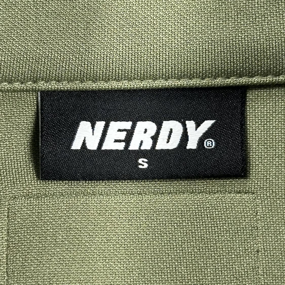 널디 시그니처 로고 카키 트레이닝 트랙탑 져지 (실측 M) 상품이미지5