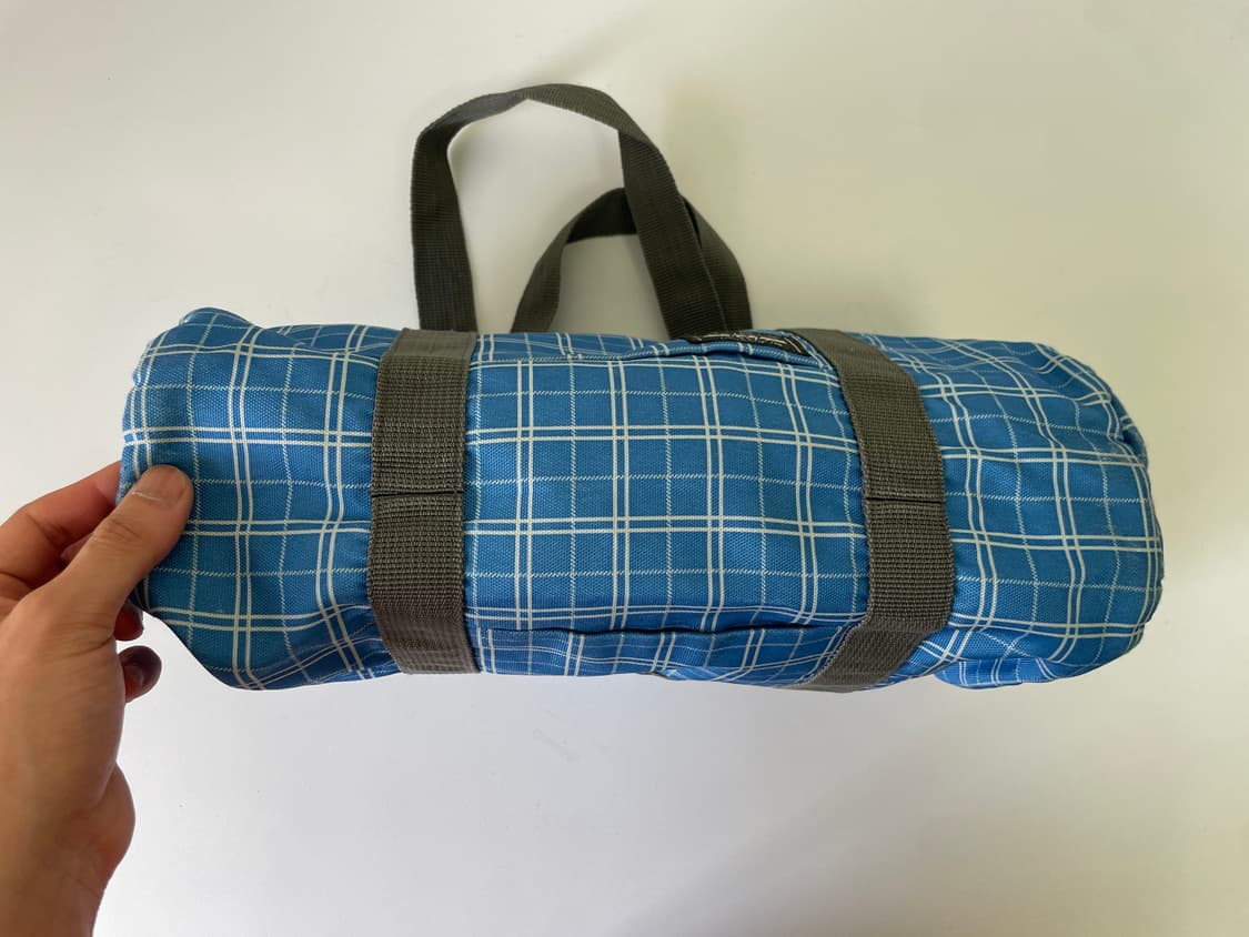 빈티지 체크 그레이 스포츠 백  상품이미지3