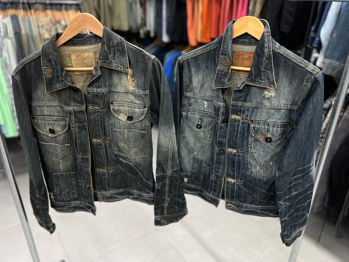 스티치 중청워싱 청자켓 M 상품이미지10