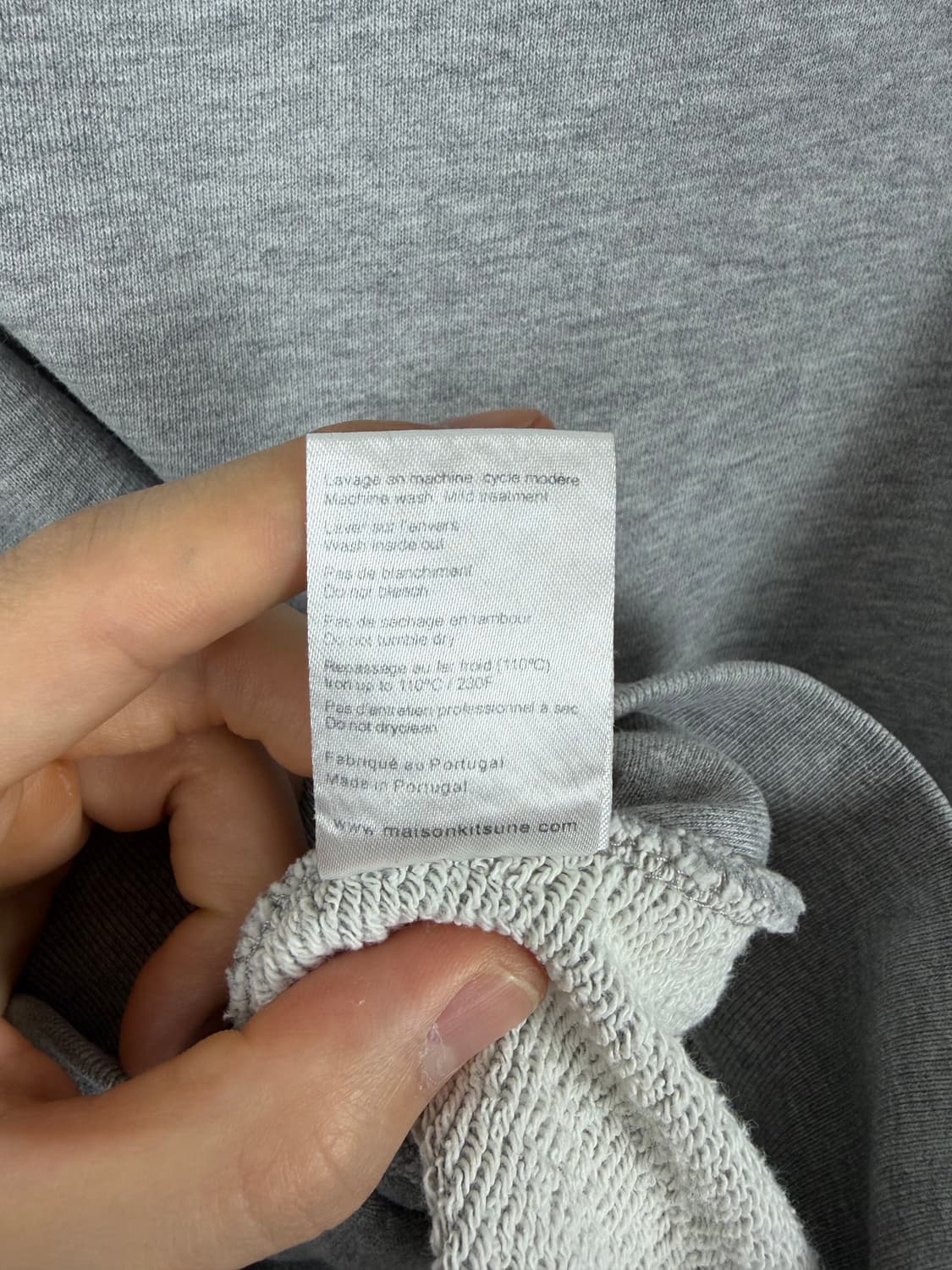 a251) 메종키츠네 트리컬러 폭스 테디자켓 상품이미지7