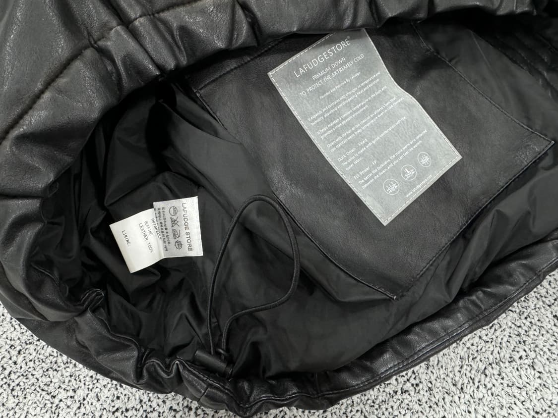 라퍼지스토어 버핑레더 다운자켓 상품이미지5