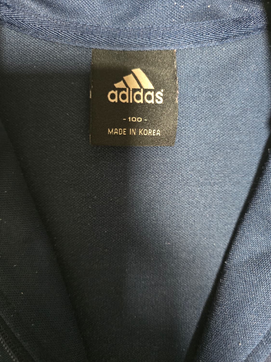 아디다스 에센셜 엘로우라인 네이비트랙탑 상품이미지3