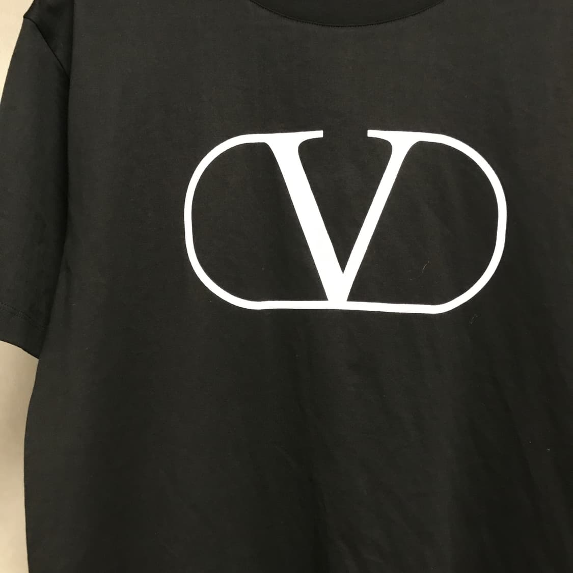 발렌티노 블랙 반팔 티셔츠 XL 상품이미지4