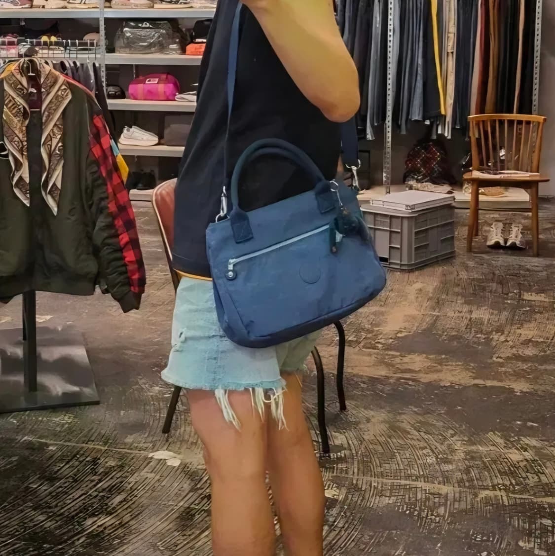 키플링 블루 토트백 상품이미지2