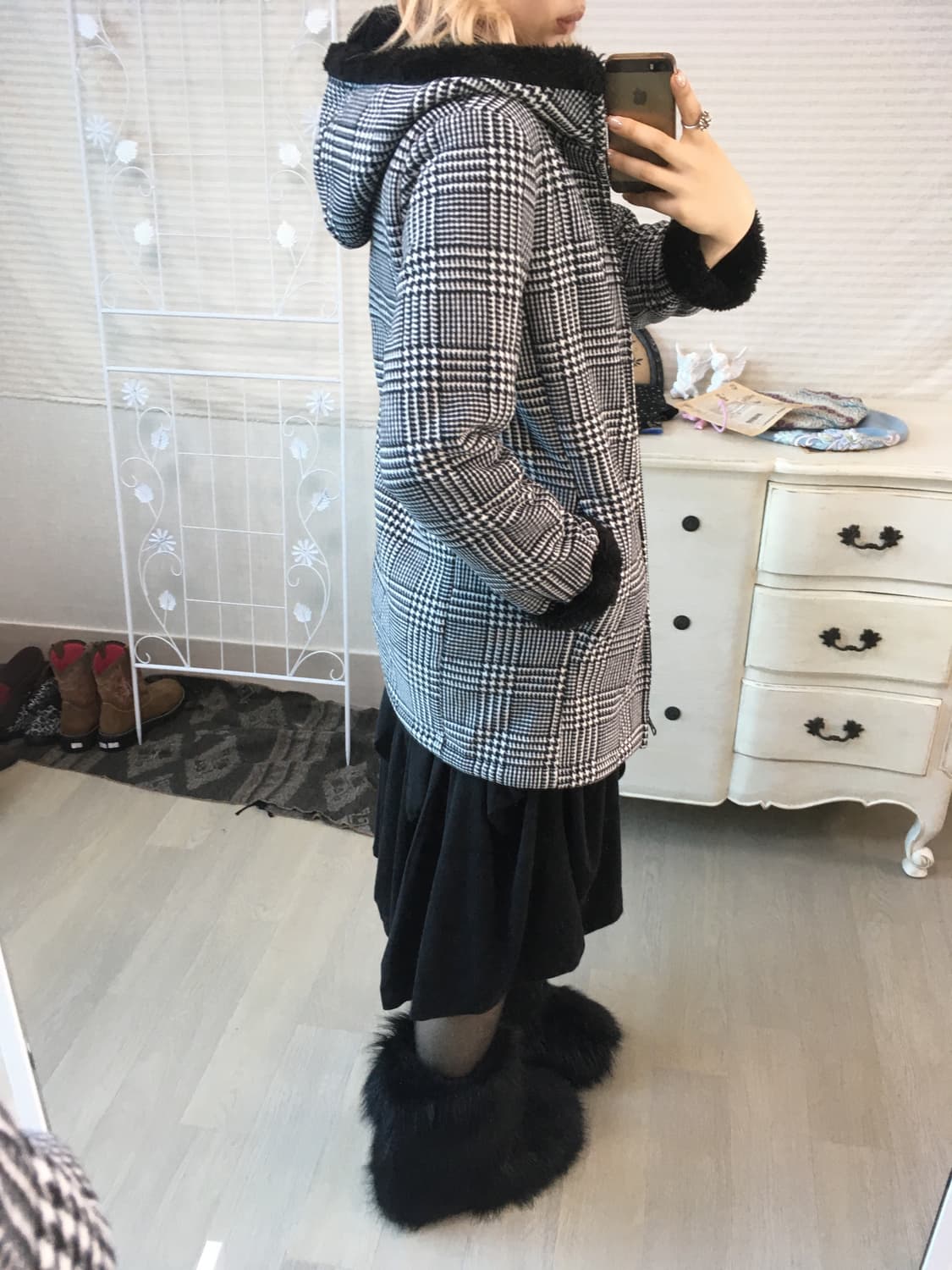 houndstooth checker mustang zip-up 상품이미지6