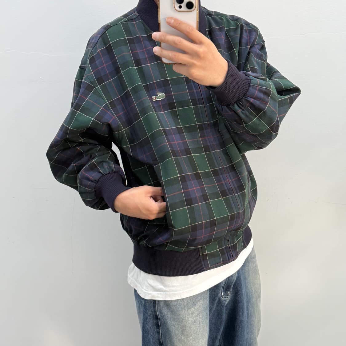 빈티지 라코스테 남성 집업 자켓 상품이미지2