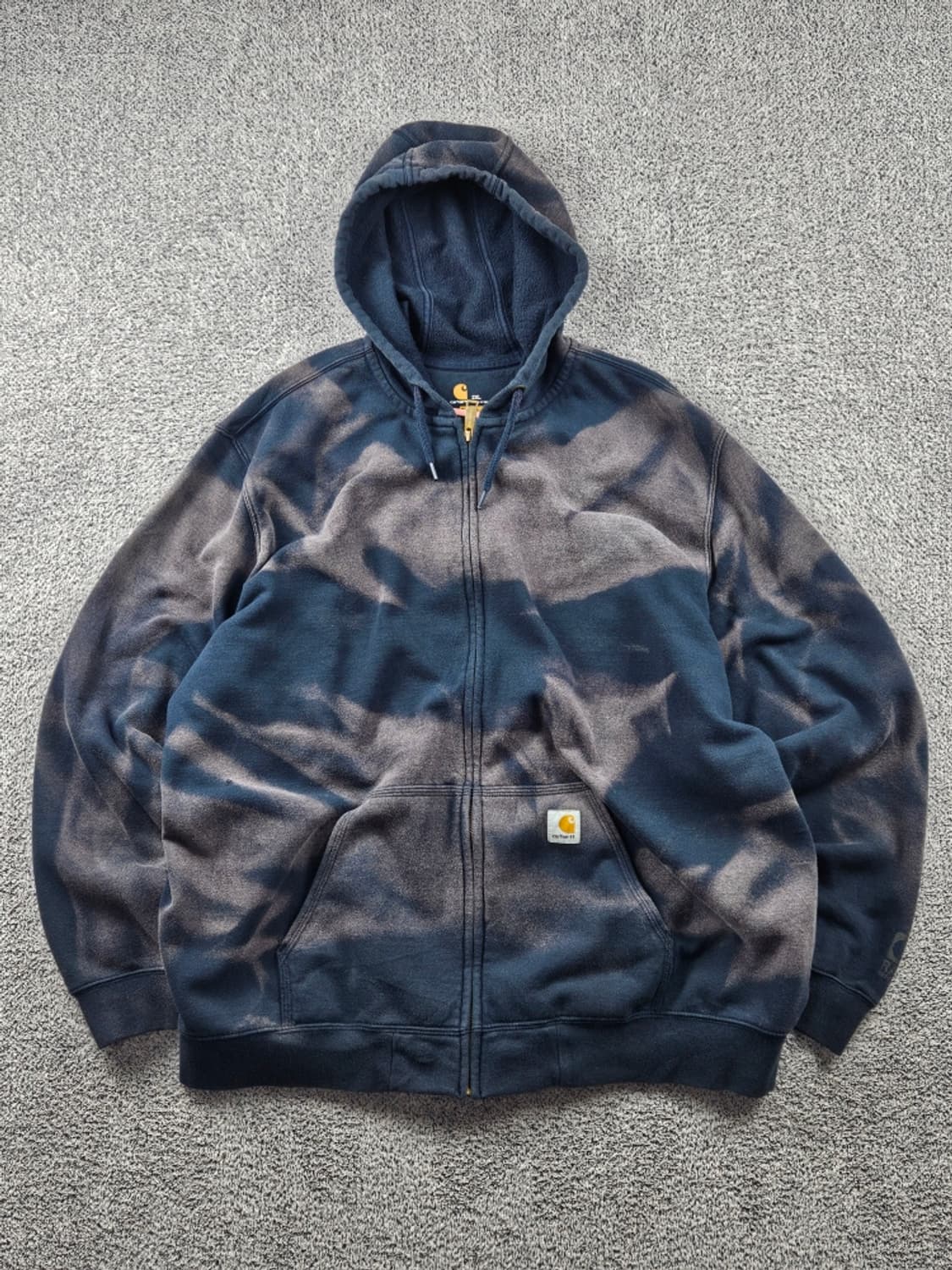 칼하트 다잉 워시드 커스텀 스웻 후드 집업 ( 2XL ) / 10824 상품이미지1