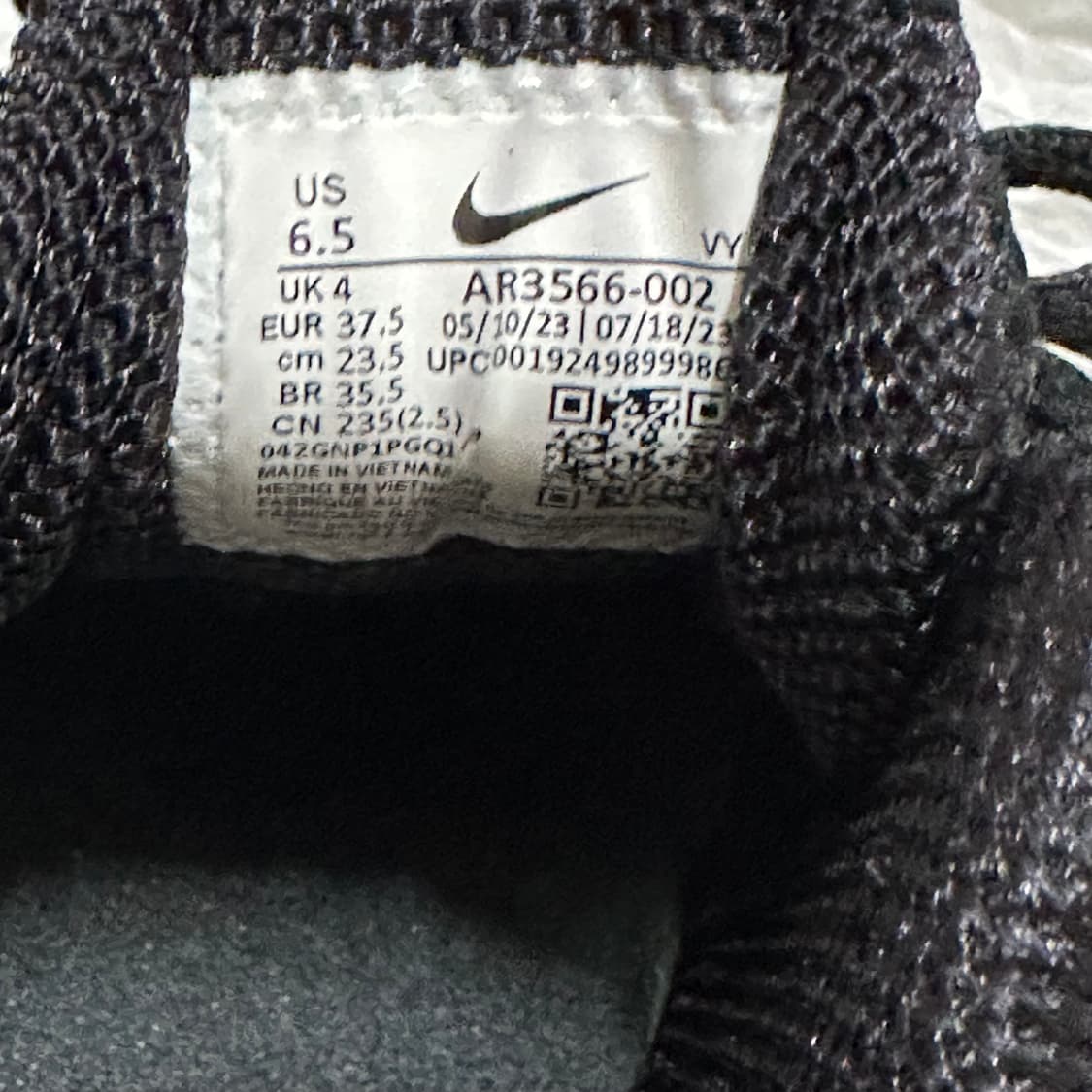 나이키 샥스 TL 블랙 앤 맥스 오렌지 235 상품이미지4