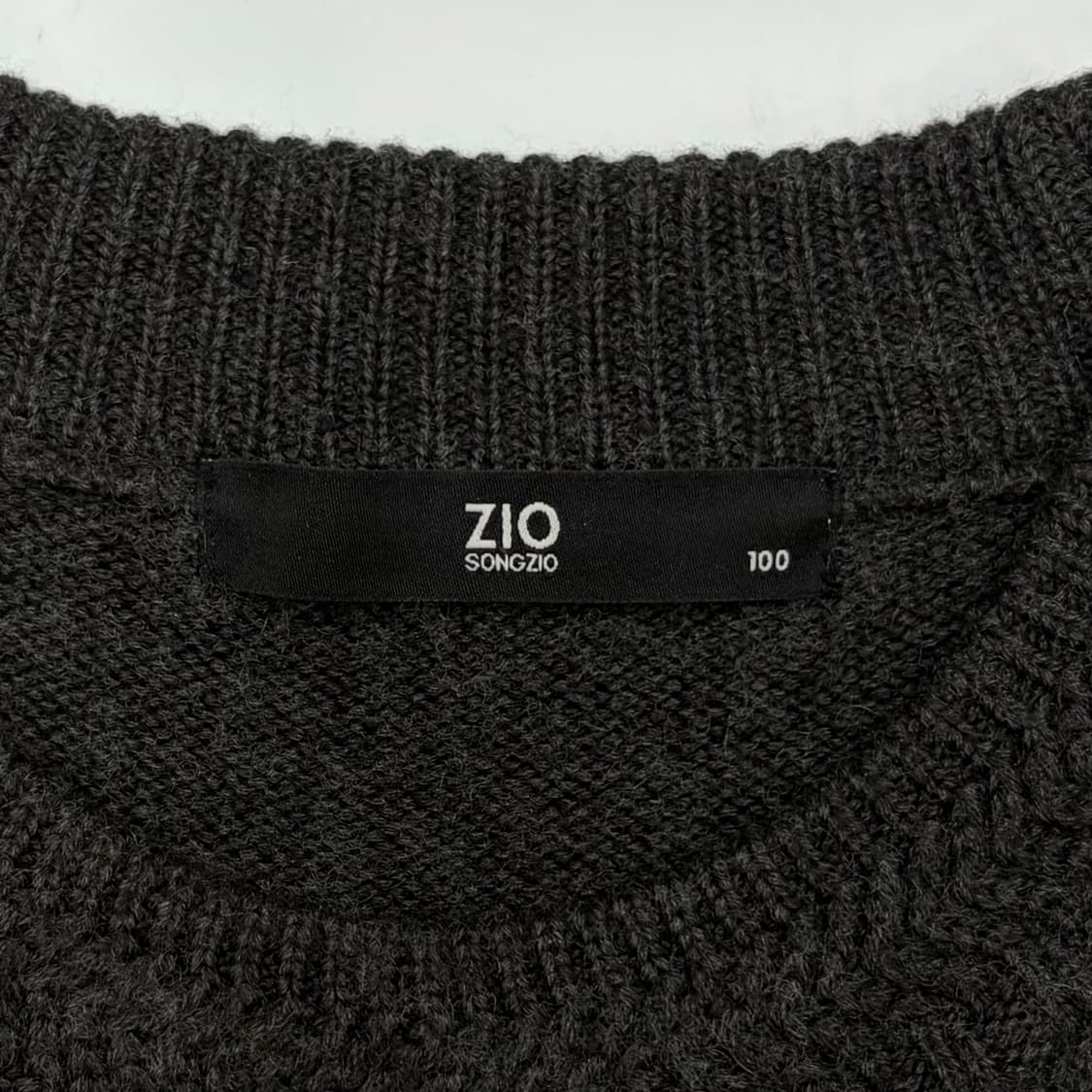 ZIOSONGZIO 지오송지오 아가일니트 100 상품이미지5