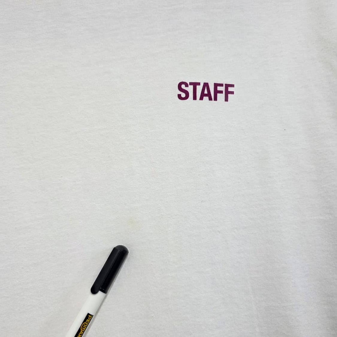 XS) 18ss VETEMENTS 베트멍 STAFF 반팔티셔츠 100 상품이미지3