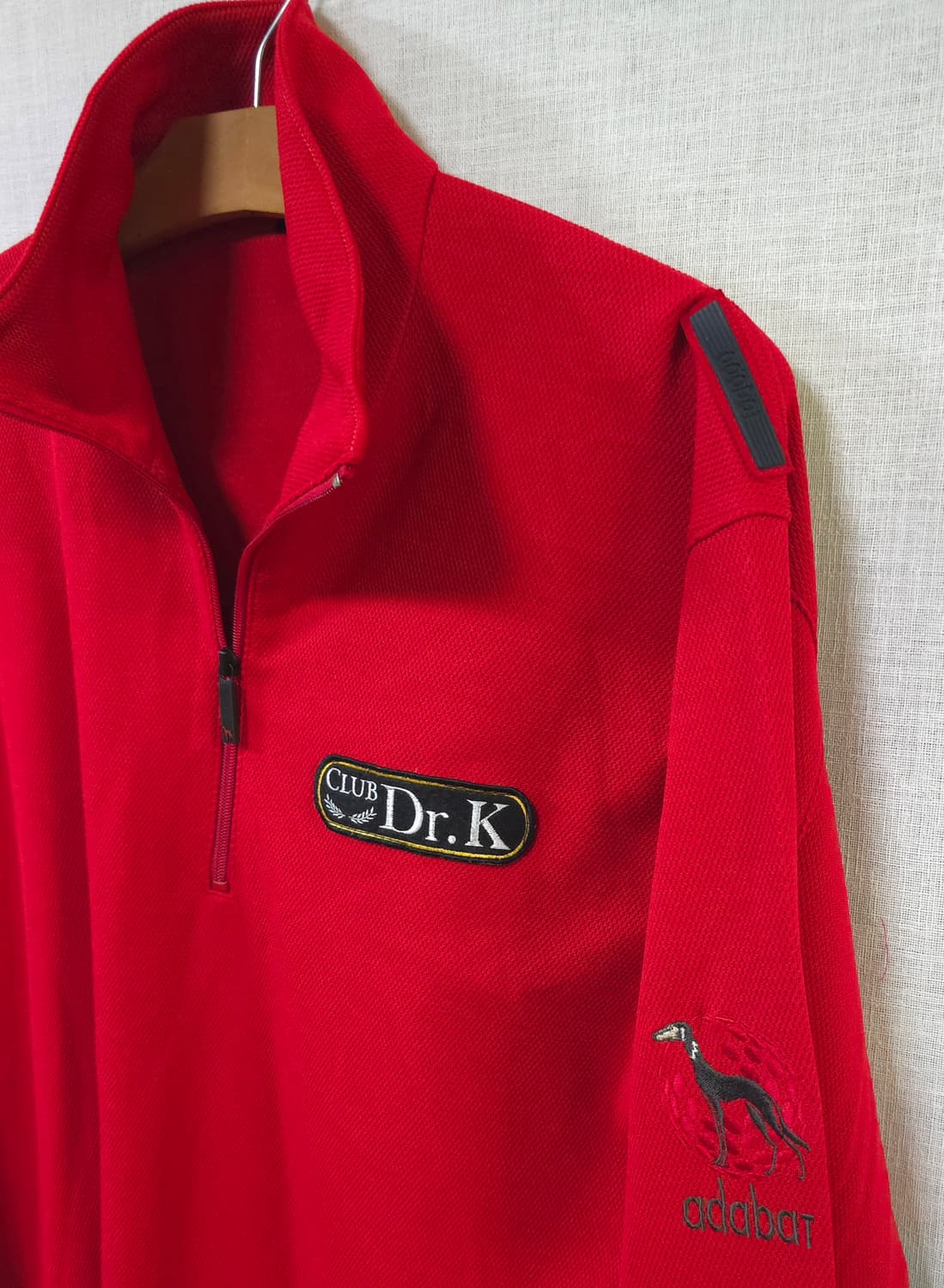 아다바트 일본수입 정품 골프 반집업 긴팔 티셔츠 95 100 NASA 개 상품이미지4