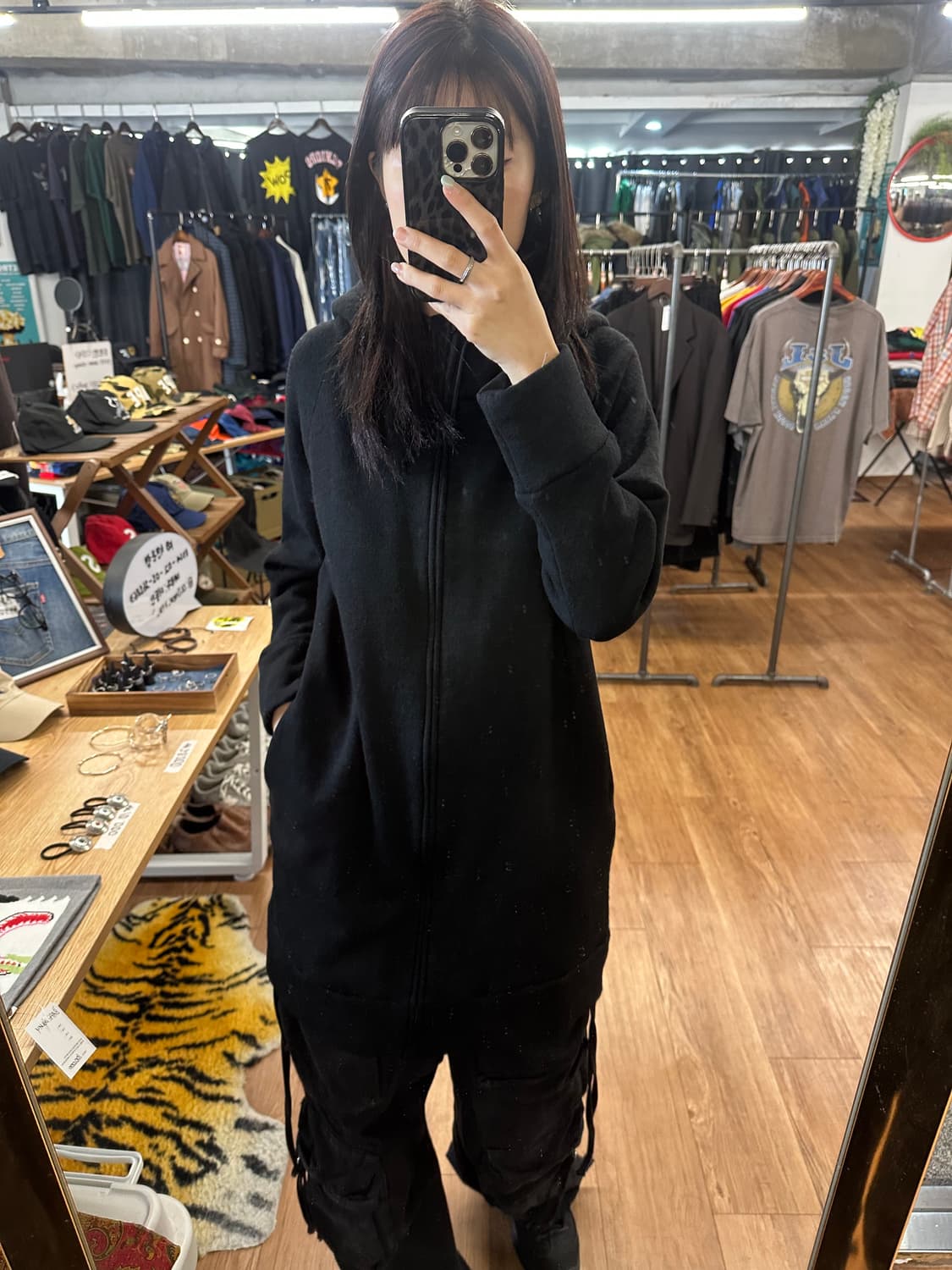 요지 야마모토 롱 후드 자켓 상품이미지3