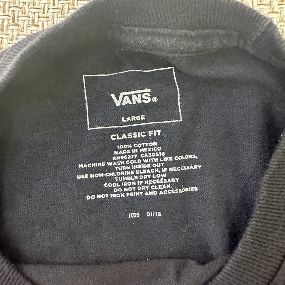 L 반스 클래식 로고 반팔 티셔츠 0415D 상품이미지2