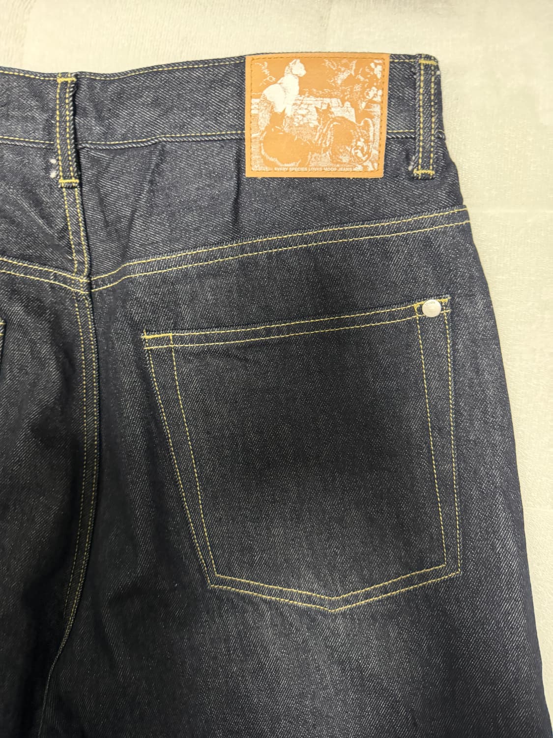 모드나인 와이드 셀비지 데님 32 상품이미지10