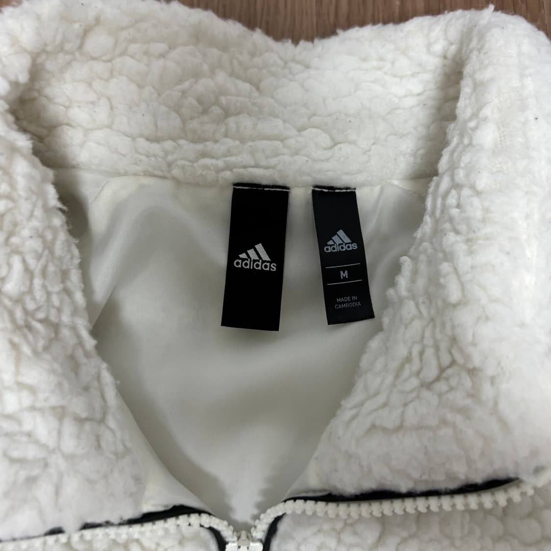 아디다스 아디 빈티지 뽀글이 후리스 플리스 점퍼 자켓 상품이미지5